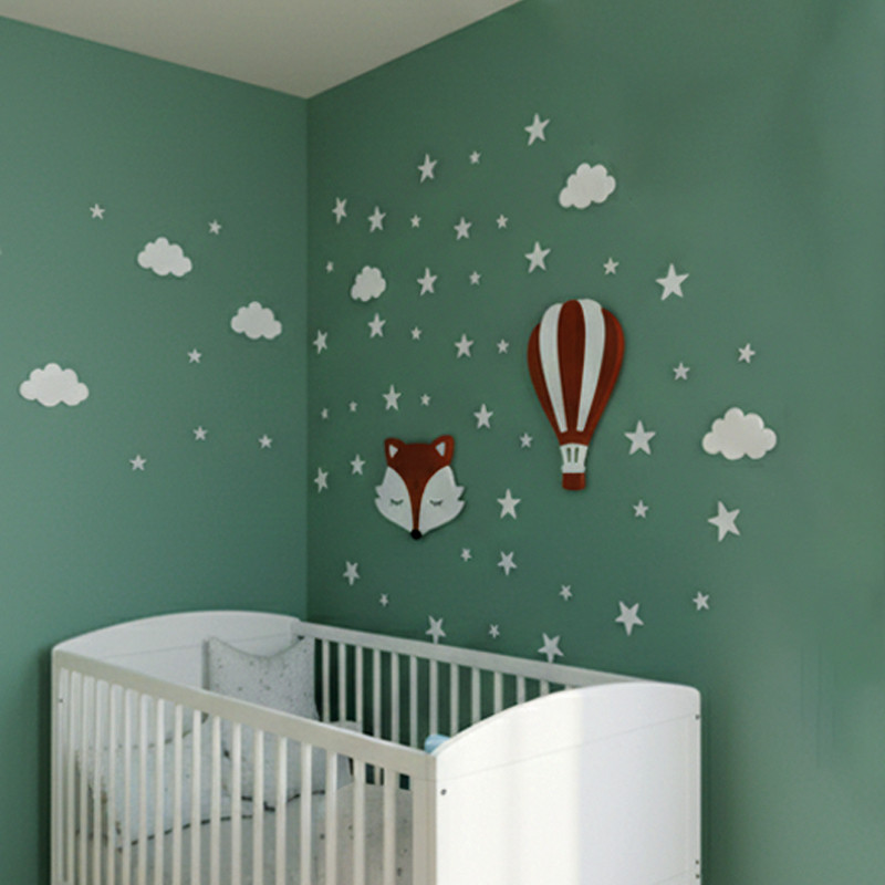 Décor Murale Thème Exploration : Le Renard Voyageur