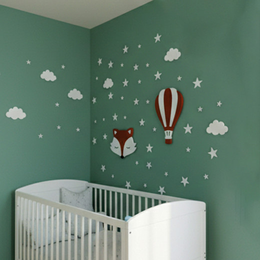 Décor Murale Thème Exploration : Le Renard Voyageur