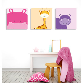 Mes Copains de la Jungle : Girafe et Hippos