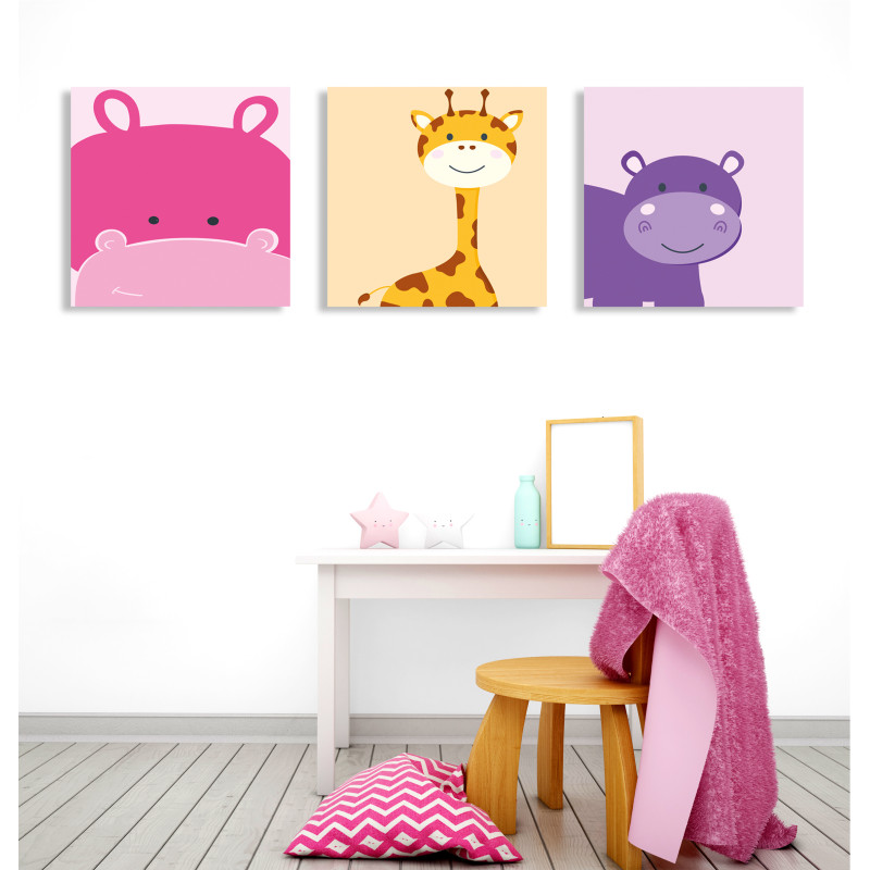 Mes Copains de la Jungle : Girafe et Hippos