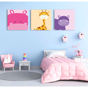 Mes Copains de la Jungle : Girafe et Hippos