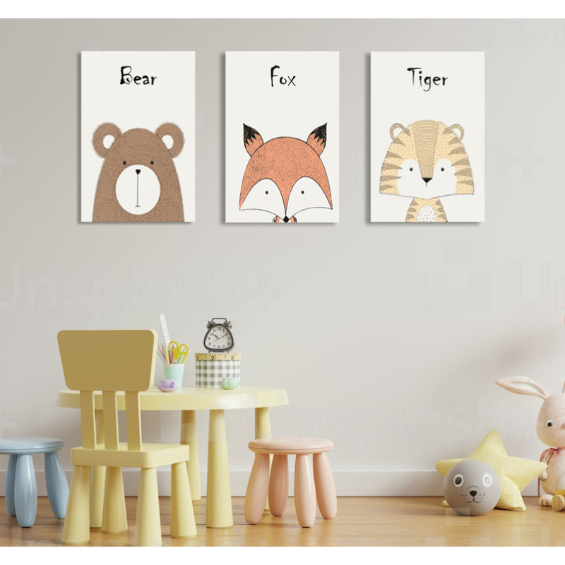 Explorateurs de la Forêt : Ours, Renard et Tigre